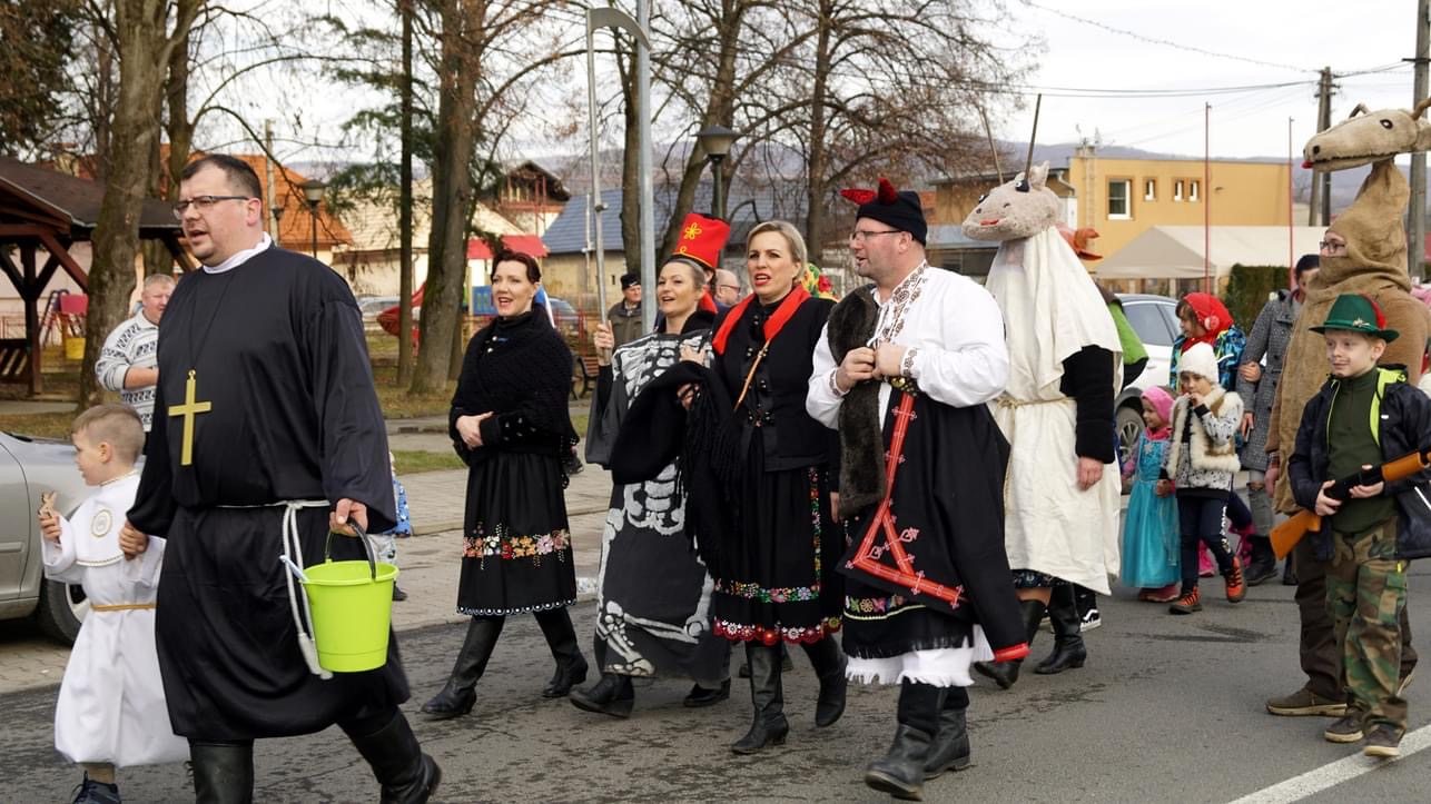Zimný sprievod FSk HRÁČI
